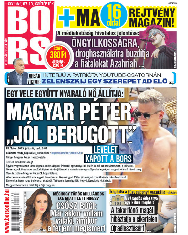 Lapszám: 2025.07.10.