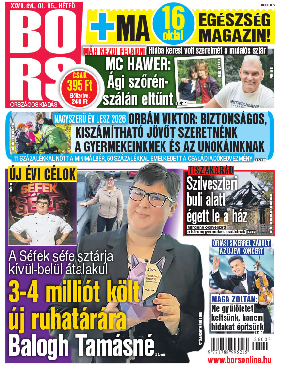 Lapszám: 2026. 01. 05.