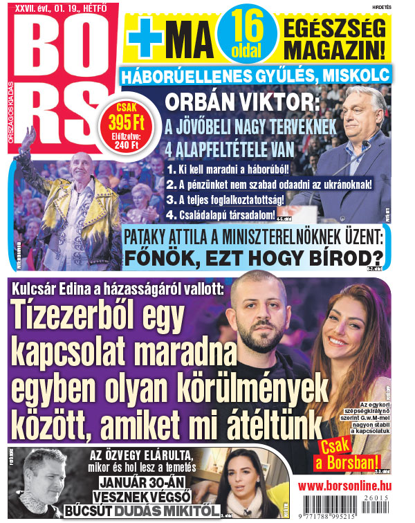 Lapszám: 2026. 01. 19.